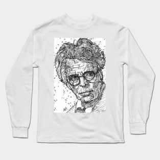 W. B. YEATS - ink portrait .1 Long Sleeve T-Shirt